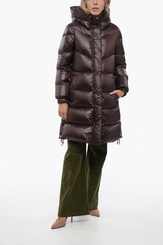 Piumino Tarpuntato Slim Fit con Cappuccio