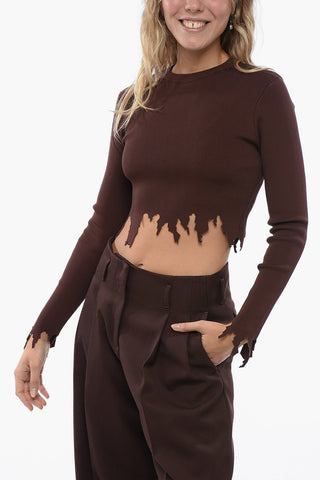 Top a Coste con Dettaglio Laser-Cut