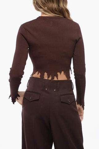 Top a Coste con Dettaglio Laser-Cut