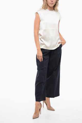 Silk Blouse with Shimmer Detail