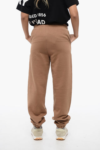 Brushed-Cotton Joggers with Cuffs