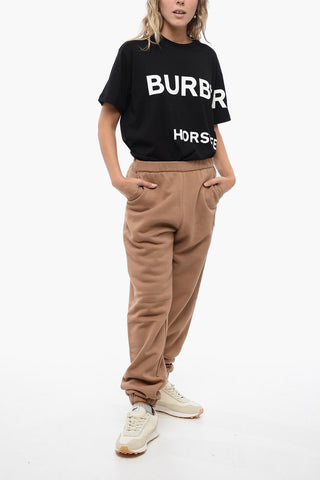 Brushed-Cotton Joggers with Cuffs
