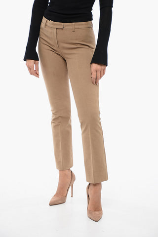 Pantaloni Effetto Velluto con Straight Fit