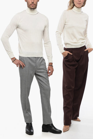 MM4 UNISEX Wool Sweater with Stitchies Detail