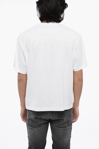 Dropped-Shoulder T-Shirt FAIRISLE THUNDERBOLT aus Baumwolle