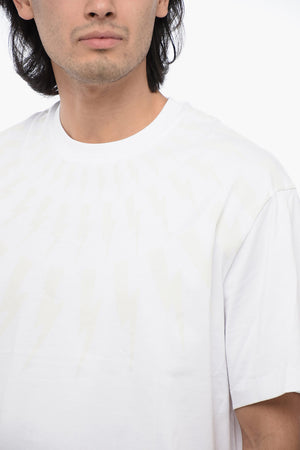 Dropped-Shoulder T-Shirt FAIRISLE THUNDERBOLT aus Baumwolle