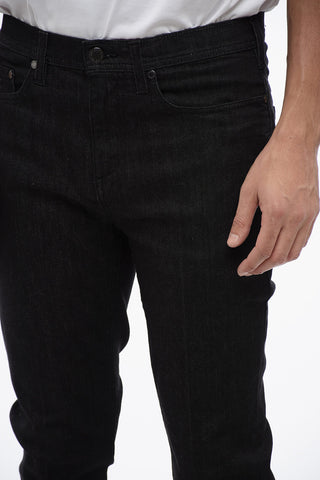 Super Skinny Fit Denims with Coated Cotton Cuffs 15cm