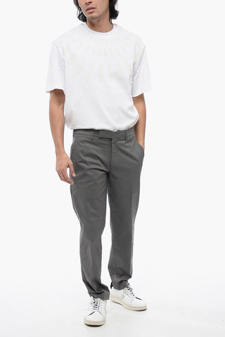 Cotton Blend Slim Fit Chinos Pants