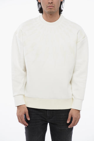 Felpa Easy Fit FAIRISLE THUNDERBOLT in Neoprene di Cotone
