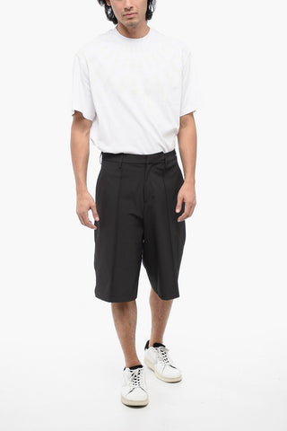 Multi-Pocket Stretch Nylon Straight-Leg Shorts