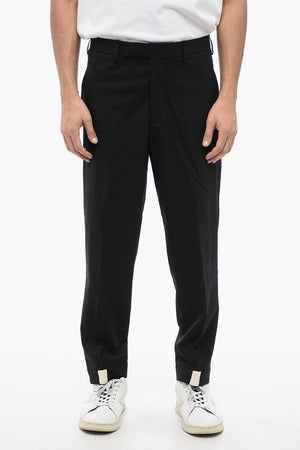 Wool-Blend Low-Rise Pants PRIEST COLLAR