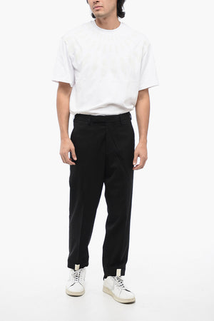 Wool-Blend Low-Rise Pants PRIEST COLLAR