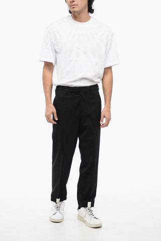 Wool-Blend Low-Rise Pants PRIEST COLLAR