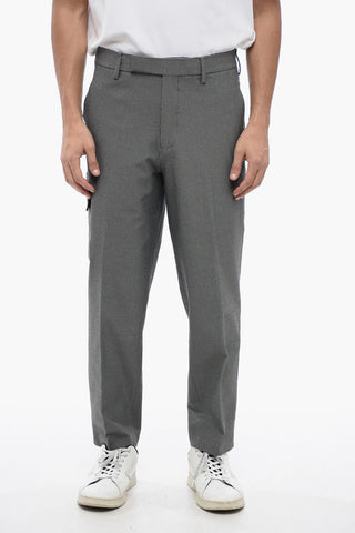 Pantaloni Cargo NATE in Misto Viscosa con Passanti