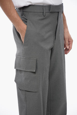 Pantaloni Cargo NATE in Misto Viscosa con Passanti