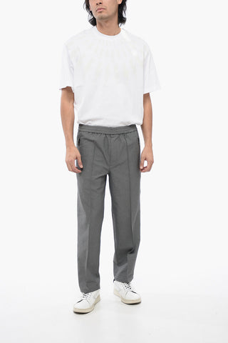 Stretch Fabric Pants LOUIS With Elastic Waist