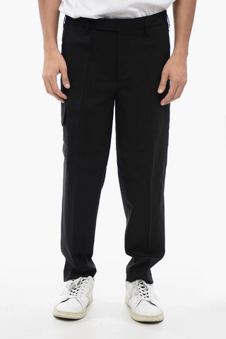Virgin Wool Blend NATE Cargo Pants
