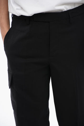 Virgin Wool Blend NATE Cargo Pants