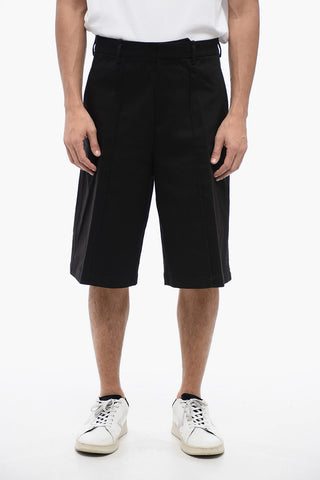 Stretch-Cotton Chino Shorts with Belt Loops