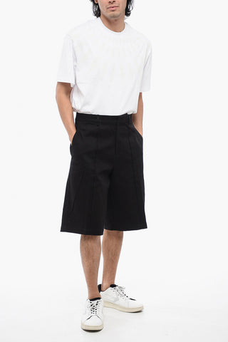 Stretch-Cotton Chino Shorts with Belt Loops