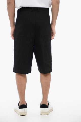 Stretch-Cotton Chino Shorts with Belt Loops