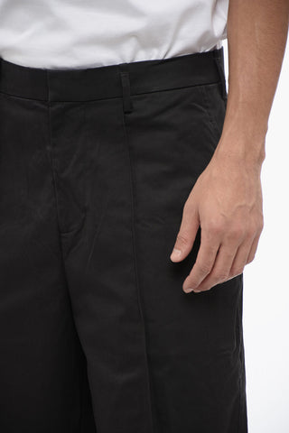 Shorts Multitasca in Misto Cotone con Passanti