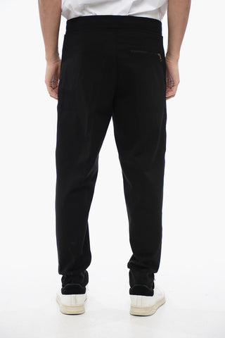 Tapered-Fit-Jogginghose aus Viskosemischung mit Tape-Detail