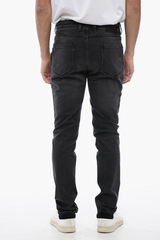 Skinny Fit Jeans NICK aus Stonewashed-Denim 14cm