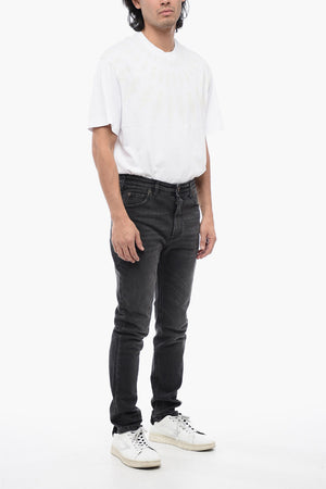 Jeans Skinny Fit NICK in Denim Stone Washed 14cm
