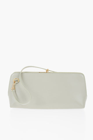 Borsa a Mano in Pelle con Chiusura a Scatto