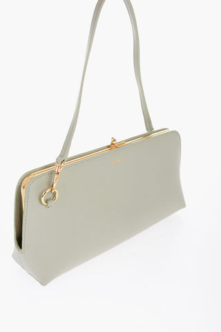 Borsa a Mano in Pelle con Chiusura a Scatto