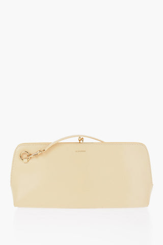 Leather Handbag with Removable Shoulder Strap