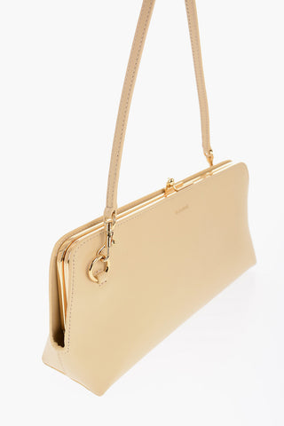 Leather Handbag with Removable Shoulder Strap