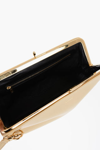 Leather Handbag with Removable Shoulder Strap