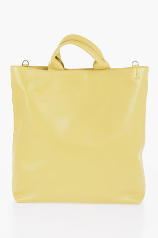 Leather Tote Bag with Removable Shoulder Strap