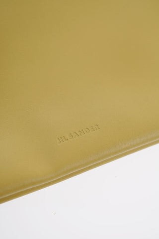 Leather Shopping Bag with Inner Pocket