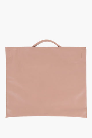 Borsa Tote in Pelle con Chiusura a Pressione