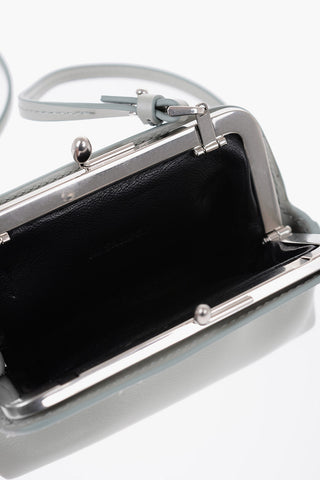 Mini Clutch a Tracolla con Chiusura a Scatto