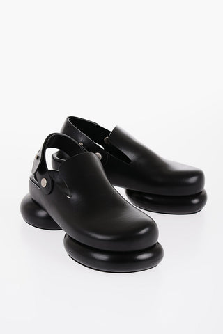 Slingback Leather Sandals with Chunky Sole