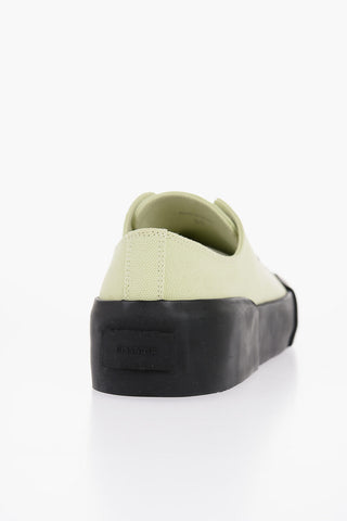 Rubber Sole JUNGLE Canvas Lace-up Sneakers