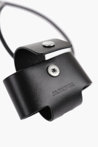 Leather Airpods Case with Snap Closure