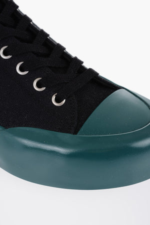 Sneakers Allacciate JUNGLE in Canvas con Suola in Gomma