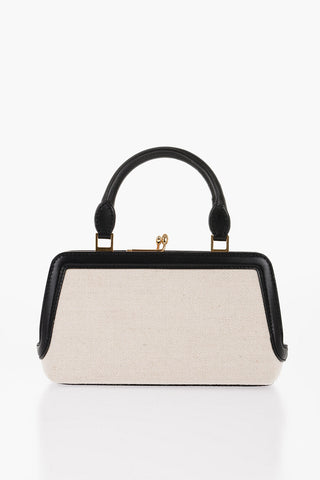 Borsa Mini in Tela con Tracolla Rimovibile