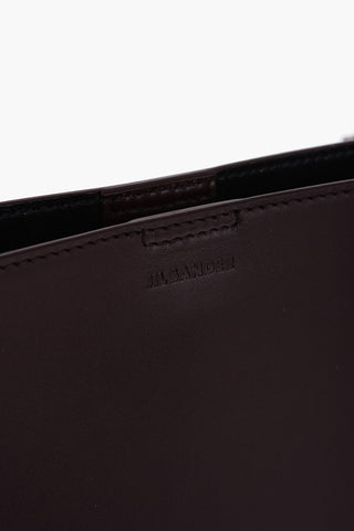 Borsa a Spalla Slim TANGLE in Pelle con Tracolla Annodata