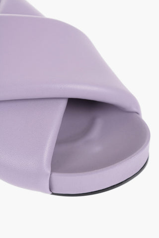 Sandali in Pelle con Design Criss Cross