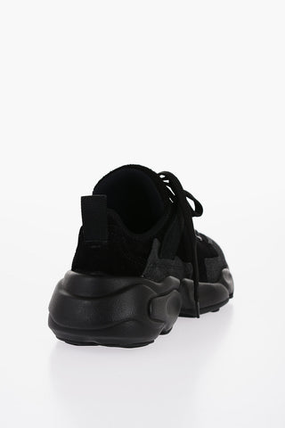 Sneakers in Suede HAIRY con Suola Chunky