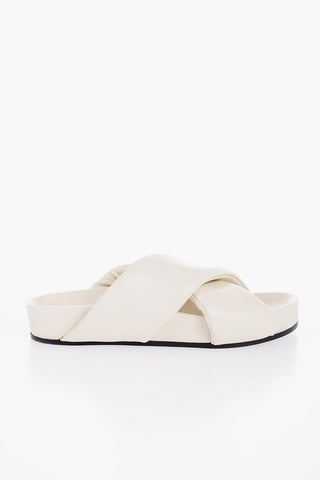 Sandali in Pelle con Design Criss Cross