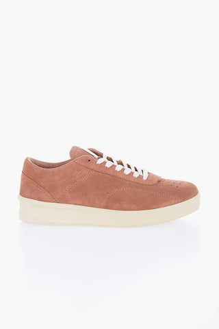 Niedrige Wildleder-Sneaker mit Gummisohle