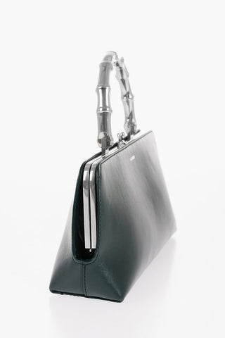 Borsa a Mano in Pelle con Chiusura a Scatto