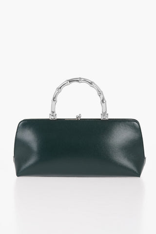Borsa a Mano in Pelle con Chiusura a Scatto